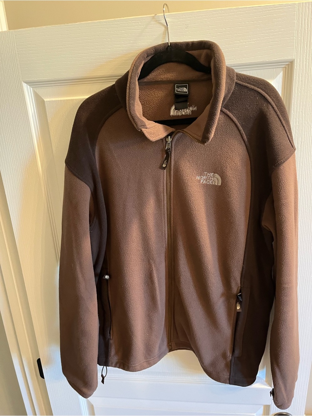 The North Face Brown Two-Tone Fleece Jacket